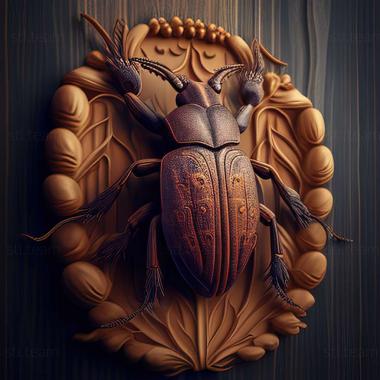 3D модель Nicrophorus defodiens (STL)